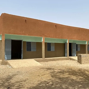 École de 3 classes construite dans le cadre de nos projets de construction chez Humanipedie